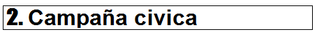 Campaña civica